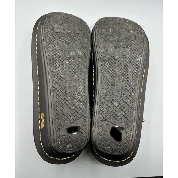 Alegria Leather‎ Lace-Up Casual Shoes Brown Floral Lace Pattern Womens 38 - Picture 8 of 8